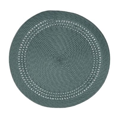 Jogo Americano Flor Arte Luna em Polipropileno Verde 38cm 1 Peça