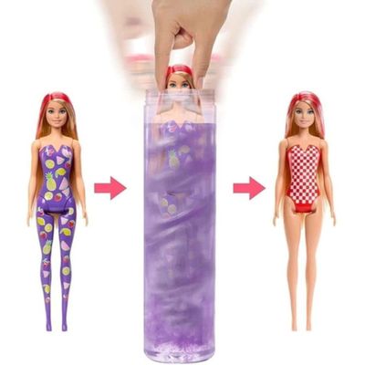 Barbie Color Reveal Boneca Série de Frutas Doces - Item Sortido