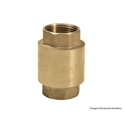 Valvula Retencao Vertical A 3/4 Latao 271100