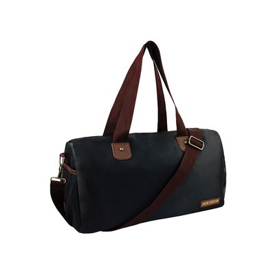 Bolsa de Viagem ou Academia Jacki Design Preto e Marrom