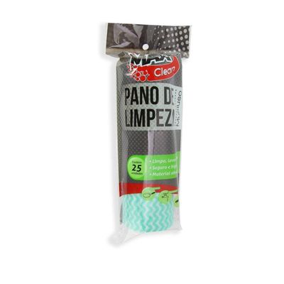Kit Com 3 Rolos De Pano De Limpeza Multiuso Rolo 25 Panos Cd
