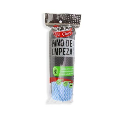 Kit Com 3 Rolos De Pano De Limpeza Multiuso Rolo 25 Panos Cd