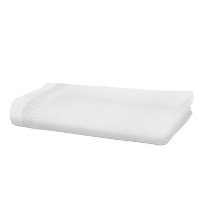 Toalha de Rosto Karsten Unika Fio Penteado Algodão Branco