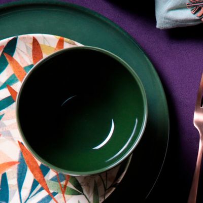 Bowl em Cerâmica Porto Brasil Liso Botânico 587ml