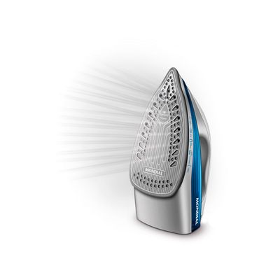 Ferro de Passar Roupa a Vapor Mondial FVN-01-BL 1200W Branco e Azul - 220V