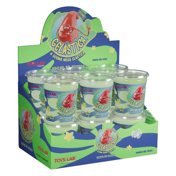 Slime Gelástica Toys Lab Brilha no Escuro 180g - Item Sortido