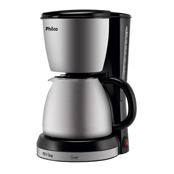 Cafeteira Elétrica Philco PH14 Preta 14 Xícaras - 127V Cafeteira Elétrica Philco PH14 Preta 14 Xícaras - 127V
