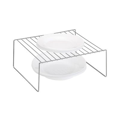 Prateleira de Metal Cromado Arthi Prata 29,7x26,5x14,2cm