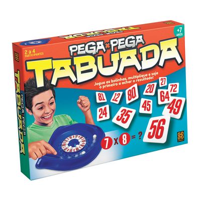 Jogo Grow Pega Pega Tabuada