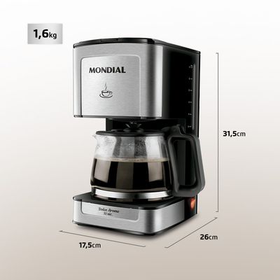Cafeteira Elétrica Mondial C-44-32X-SI 110