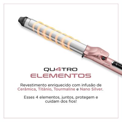 Modelador de Cachos By Juliette Mondial Golden Rose 70W MC-JU-01 Bivolt