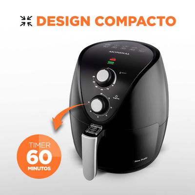 Fritadeira Sem Óleo Air Fryer 3,5L Mondial Preto 1500W AF-31 110