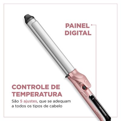 Modelador de Cachos By Juliette Mondial Golden Rose 70W MC-JU-01 Bivolt