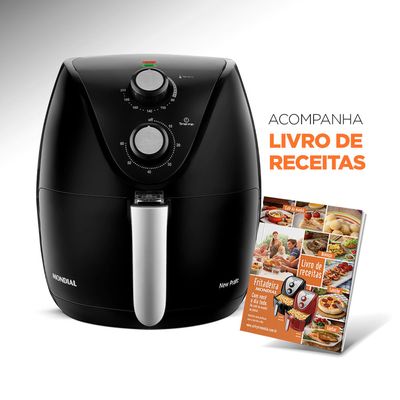 Fritadeira Sem Óleo Air Fryer 3,5L Mondial Preto 1500W AF-31 110