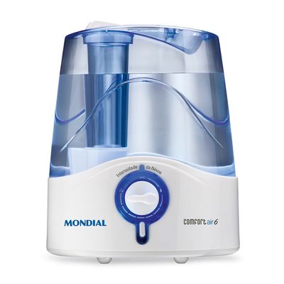 Umidificador de Ar Comfort Air 6 Mondial Branco e Azul 35W UA-07 Bivolt