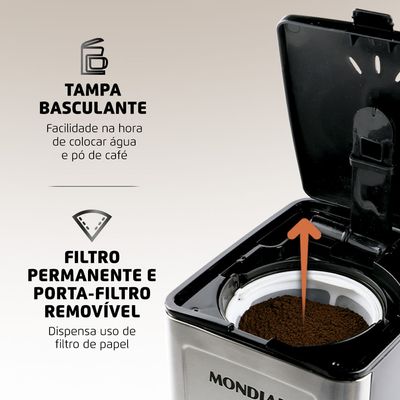Cafeteira Elétrica Mondial C-44-32X-SDI 110