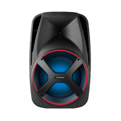 Caixa Amplificada Connect Power II Mondial Preto e Vermelho 550W RMS CM-550 Bivolt