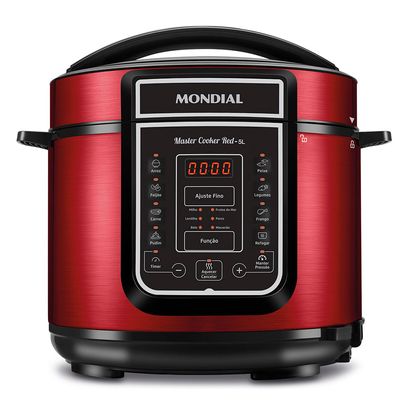 Panela de Pressão Elétrica Mondial Master Cooker Red PE-39 110