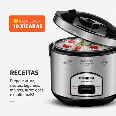 Panela Elétrica Mondial Pratic 10I PE-42-10X 110