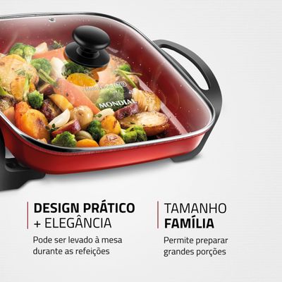 Panela Elétrica Grill Mondial PE-49-RC 110