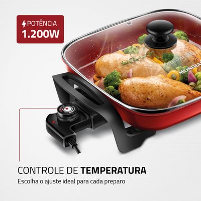 Panela Elétrica Grill Mondial PE-49-RC 110
