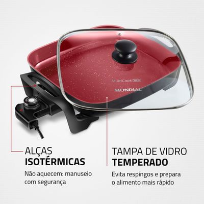 Panela Elétrica Grill Mondial PE-49-RC 110