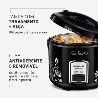Panela Elétrica Mondial Fast Rice 10 PE-44-10X 220