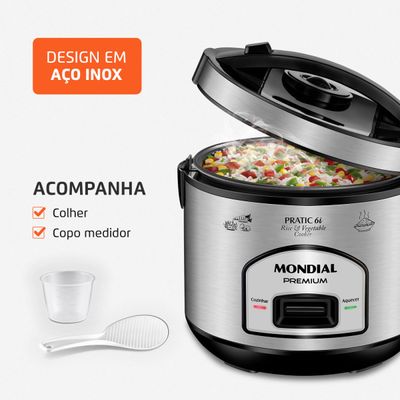 Panela Elétrica Mondial Pratic 6I PE-43-6X 220
