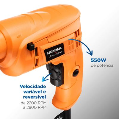 Furadeira Com Impacto Mondial - FI-RH-02 220