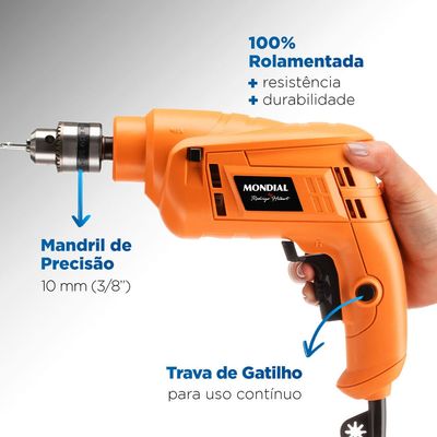 Furadeira Com Impacto Mondial - FI-RH-02 220