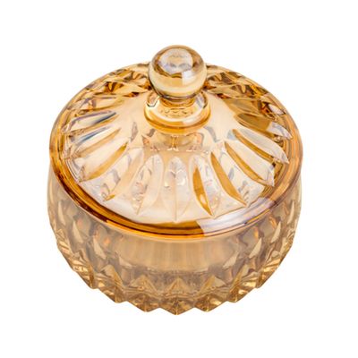 Vaso Potiche Cristal Wolff 14x14cm Louise Ambar