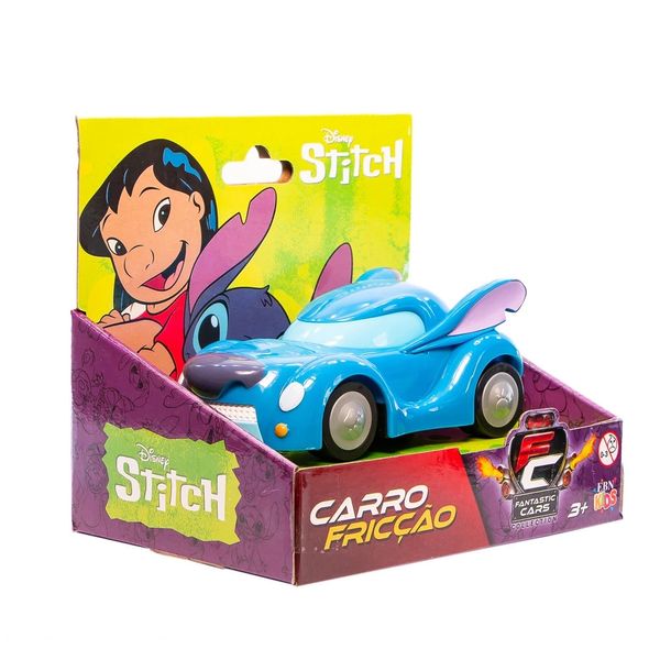 Carro de Fricção EBN Kids Fantastic Lilo e Stitch Azul