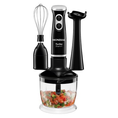 Mixer Turbo 3 em 1  Mondial Preto 350W M-14 110