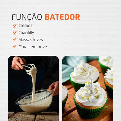 Mixer Turbo 3 em 1  Mondial Preto 350W M-14 110