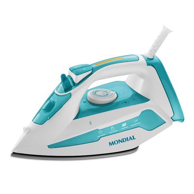 Ferro a Vapor Turbo Steam Mondial Azul Claro 1200W F-45 110