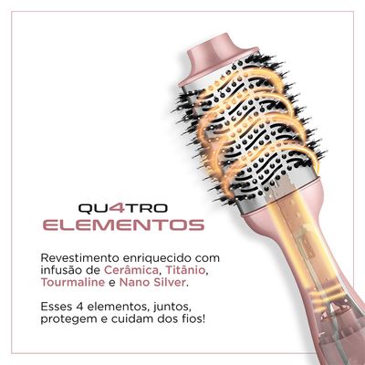 Escova Secadora By Juliette Mondial Golden Rose 1300W ES-JU-01 Bivolt