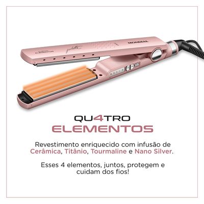 Prancha Alisadora By Juliette Mondial Golden Rose 60W P-JU-01 Bivolt
