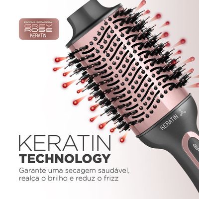 Escova Secadora Mondial Keratin - ES-11-BI Bivolt