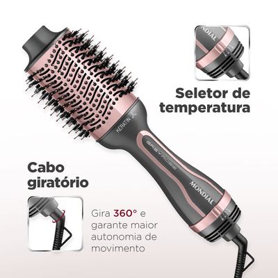 Escova Secadora Mondial Keratin - ES-11-BI Bivolt
