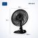 Ventilador de Mesa 40cm Super Power Mondial Preto e Prata 140W VSP-40-B 110