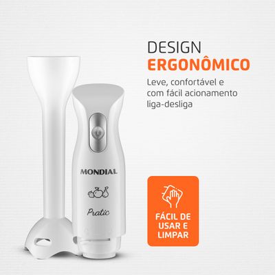 Mixer Pratic Mondial Branco 200W M-15-W 110