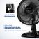 Ventilador de Mesa 40cm Super Power Mondial Preto e Prata 140W VSP-40-B 110