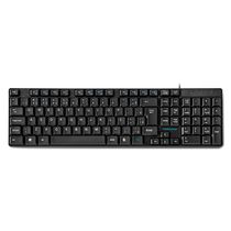 Teclado ABNT2 com Fio Movitec Preto OTF-01 TECLADO OTF-01 NA COM FIO