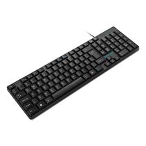 Teclado ABNT2 com Fio Movitec Preto OTF-01 TECLADO OTF-01 NA COM FIO