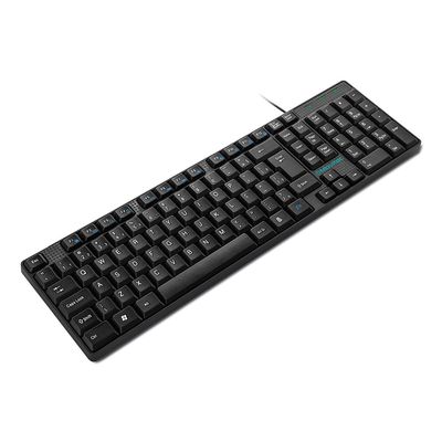 Teclado ABNT2 com Fio Movitec Preto OTF-01 TECLADO OTF-01 NA COM FIO