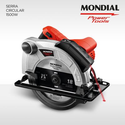 Serra Circular Mondial Vermelho 1500W FSC-03 110