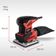 Lixadeira Orbital De 1 e 4 de Lixa Mondial Vermelho 250W FLO-02 110