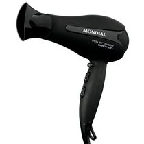 Secador de Cabelos Mondial Power Shine Black Íon 2000W SC-13