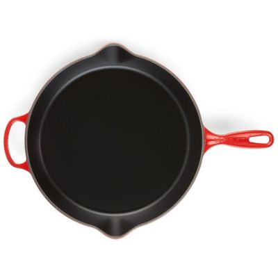 SKILLET REDONDA FUNDA SIGNATURE LE CREUSET 26CM VERMELHO