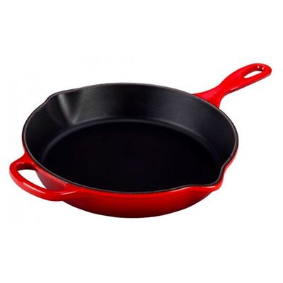 SKILLET REDONDA FUNDA SIGNATURE LE CREUSET 26CM VERMELHO